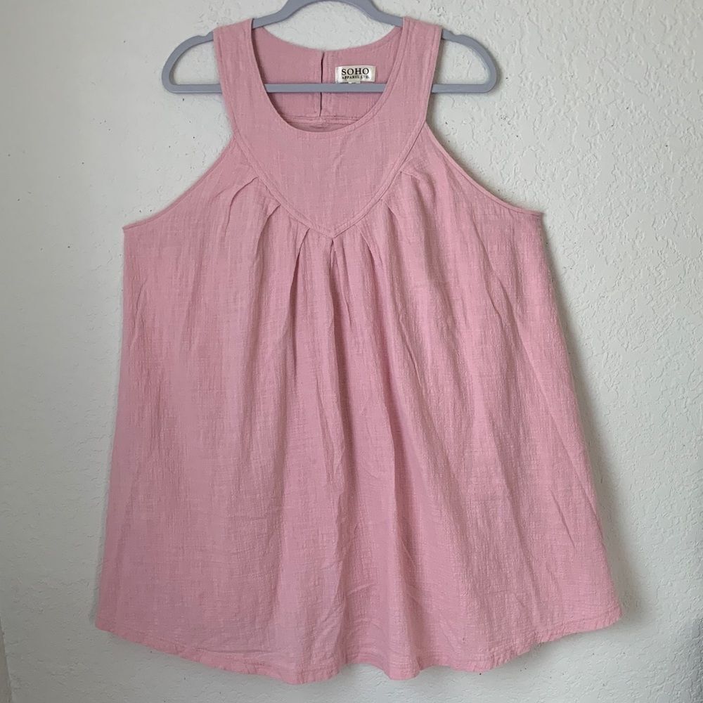 Soho Apparel Lightweight Light Pink Sleeveless Dress Size XXL